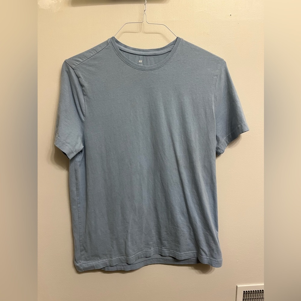 Blue H&M slim fit shirt